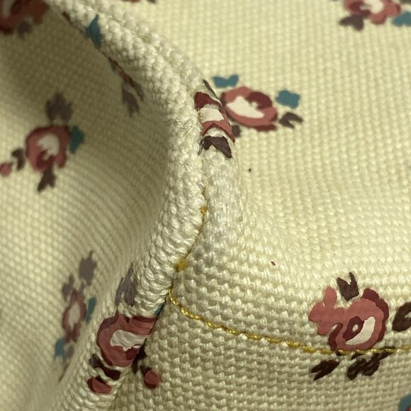 Auth COACH - 26972 Cream Pink Multi Canvas Tote Bag - Picture 12 of 12